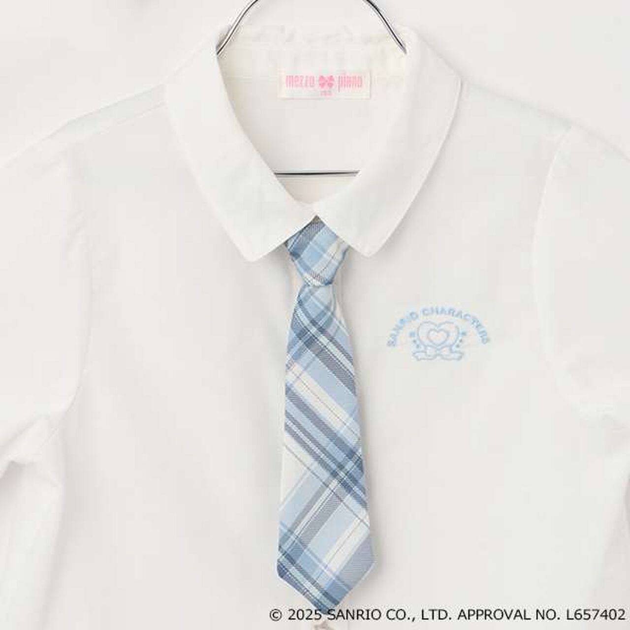 [My Melody & Cinnamoroll] Best & Blouse Set,Sax blue, large image number 20