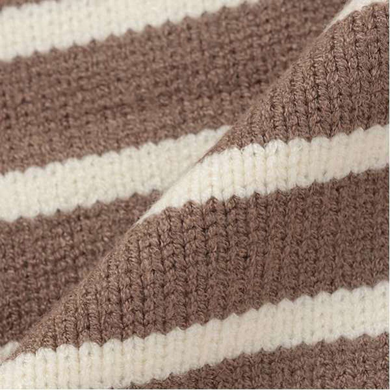Washable Striped Knit,Light green, large image number 6