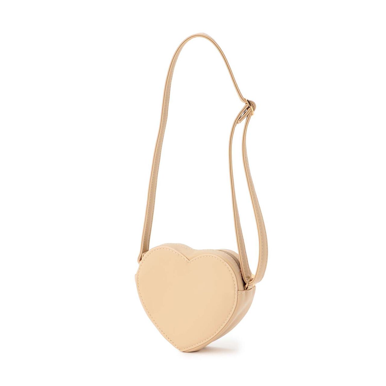 Heart Small Shoulder Bag,Black, large image number 1