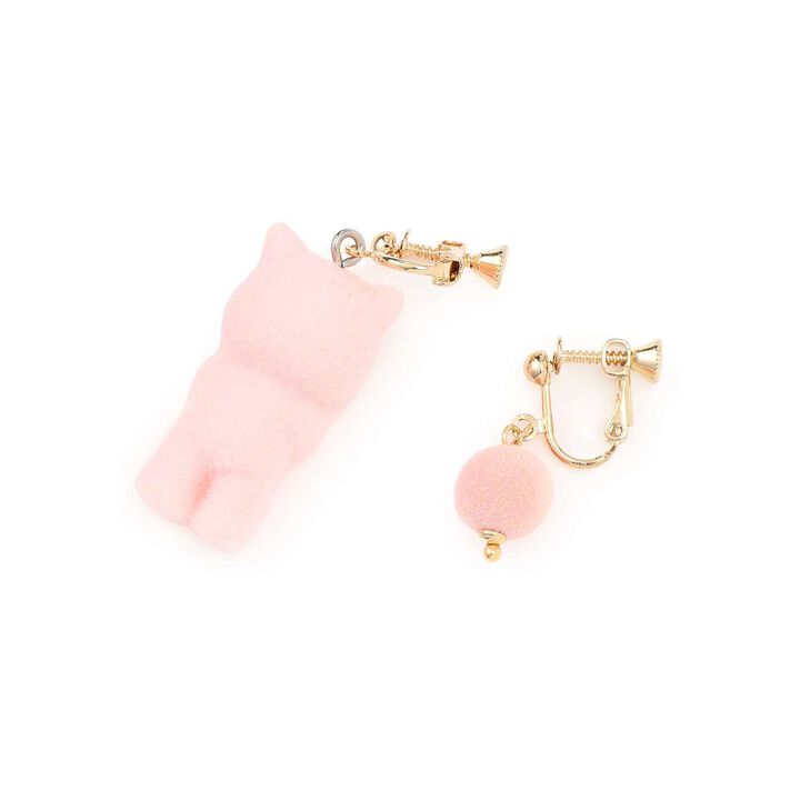 Cat Earrings,White, medium image number 1