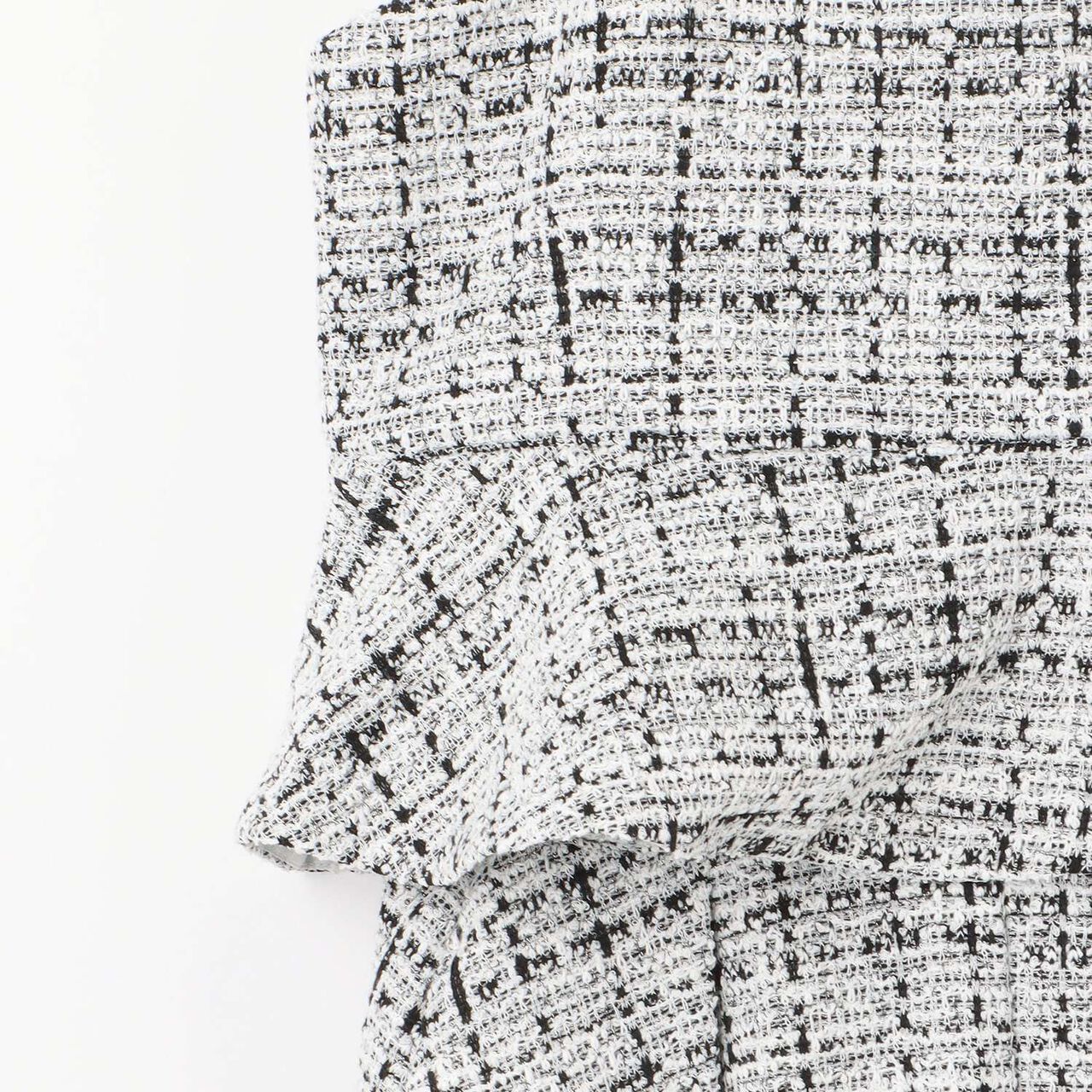 Bodice Skirt Outfit Set,Black, large image number 5