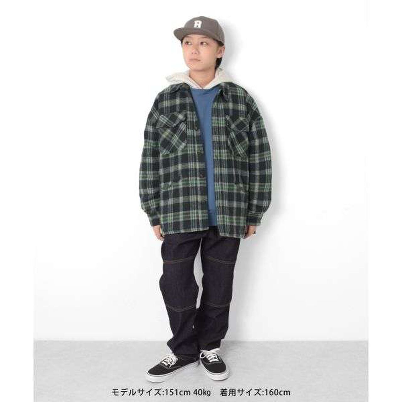 [Penfield] Check CPO Shirt,Navy, large image number 7