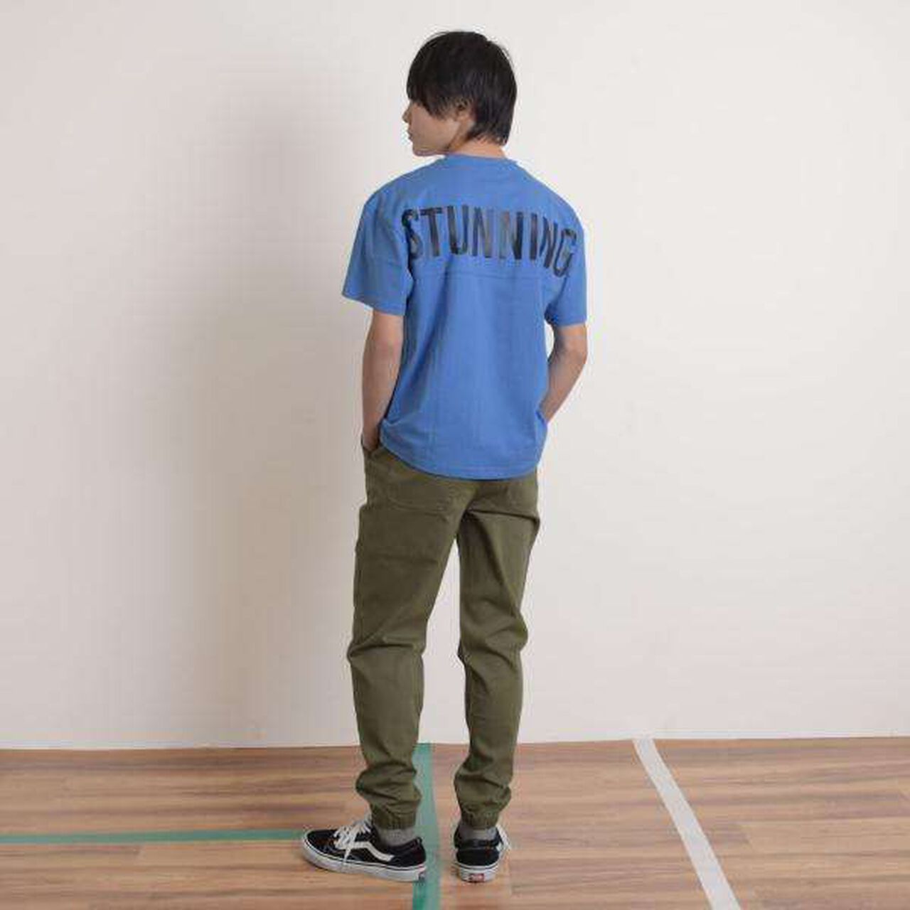 Balloon Peplum T-Shirt,Light blue, large image number 13