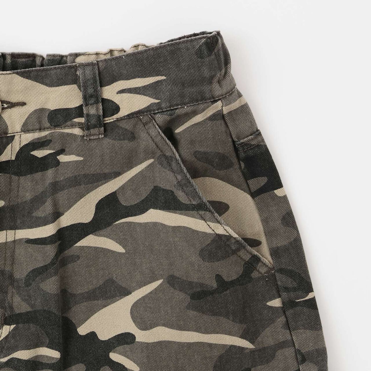 [LTXC] Camouflage Half Cargo Pants,Khaki, large image number 7