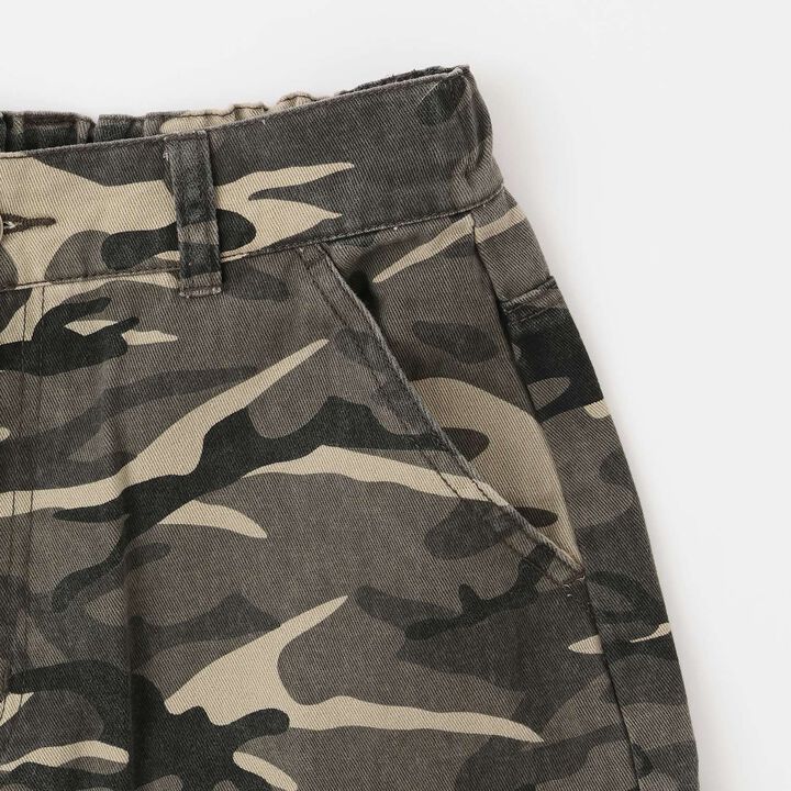 [LTXC] Camouflage Half Cargo Pants,Khaki, medium image number 7