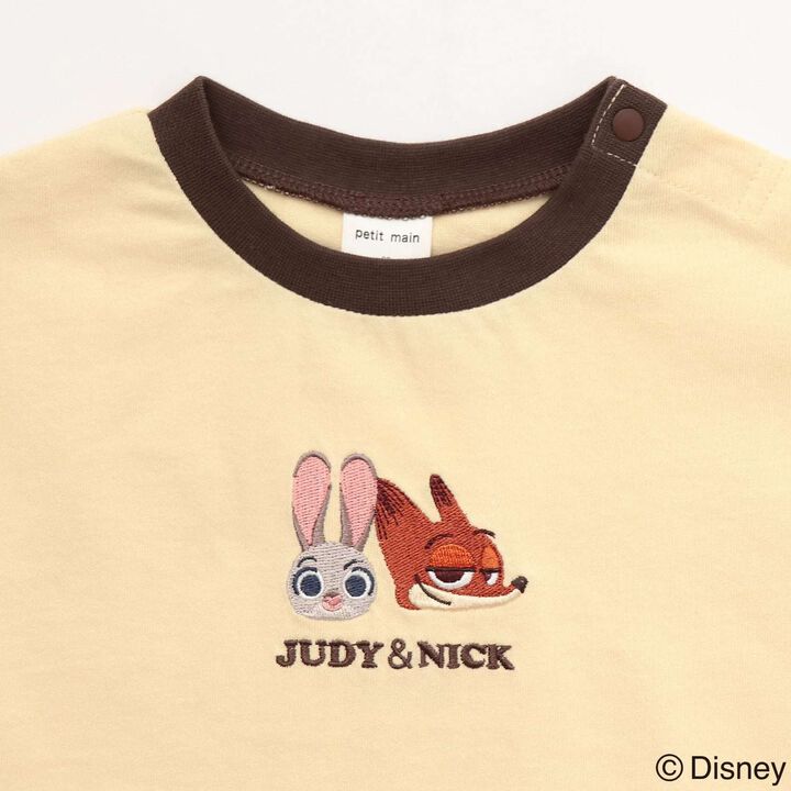 [Zootopia] Cool Touch Face Motif T-Shirt,Lavender, medium image number 14