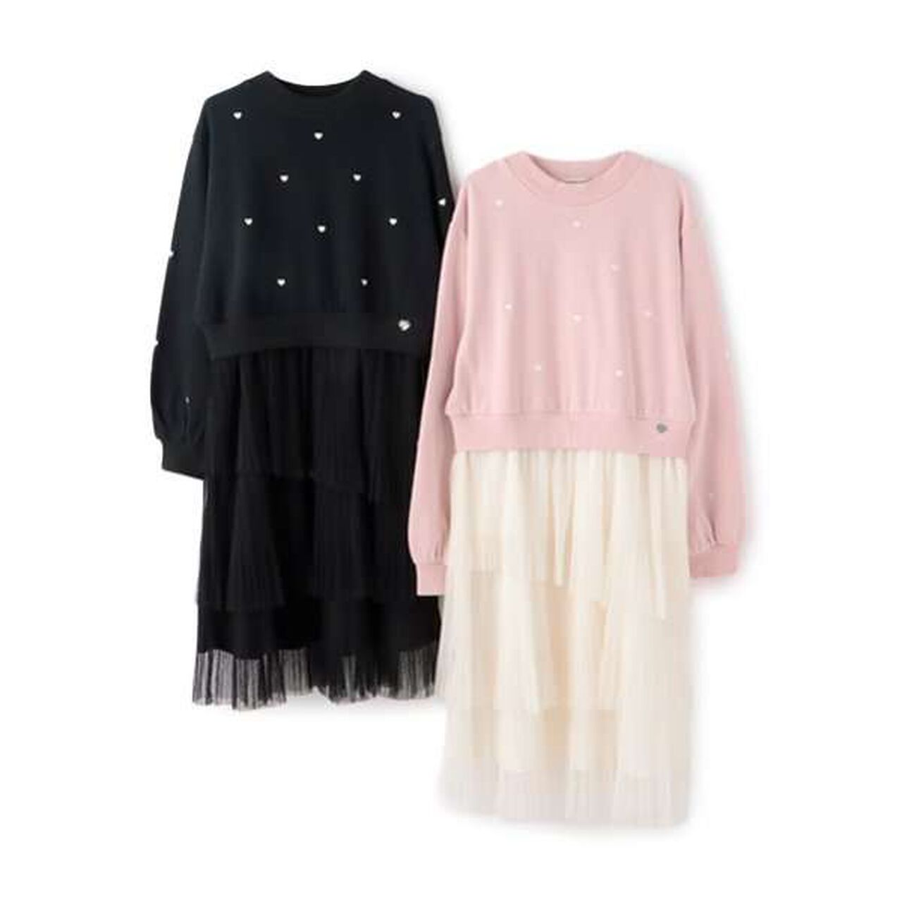 Tulle Skirt King One-Piece Dress,Black, large image number 2