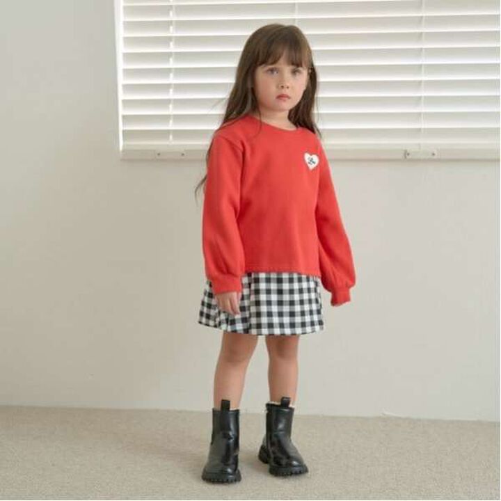 Tuck Pleated Skirt-Pants,Light gray, medium image number 6