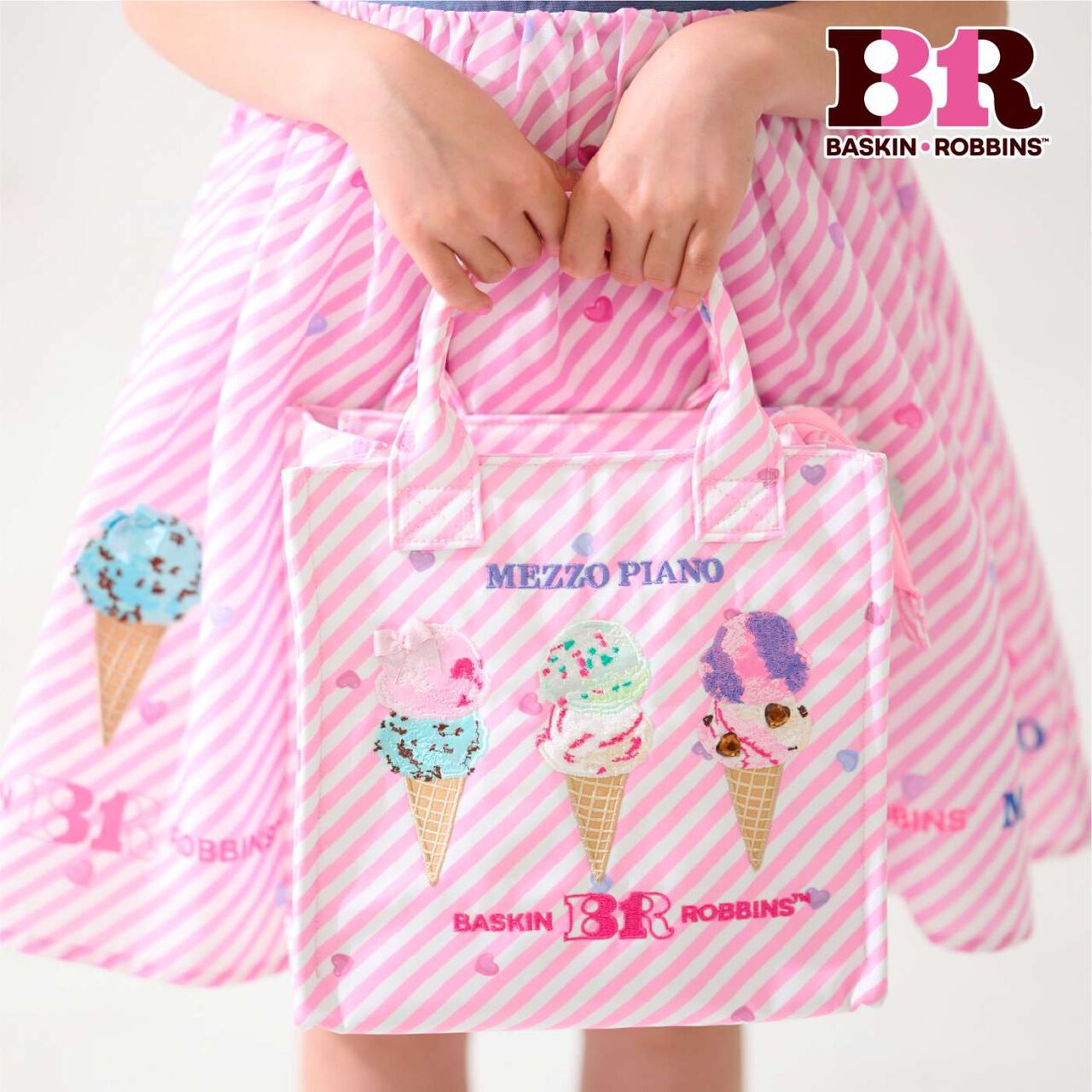 [31 Ice Cream] 2-Way Cold Retention Bag with Shoulder Strap,Dark red, large image number 0