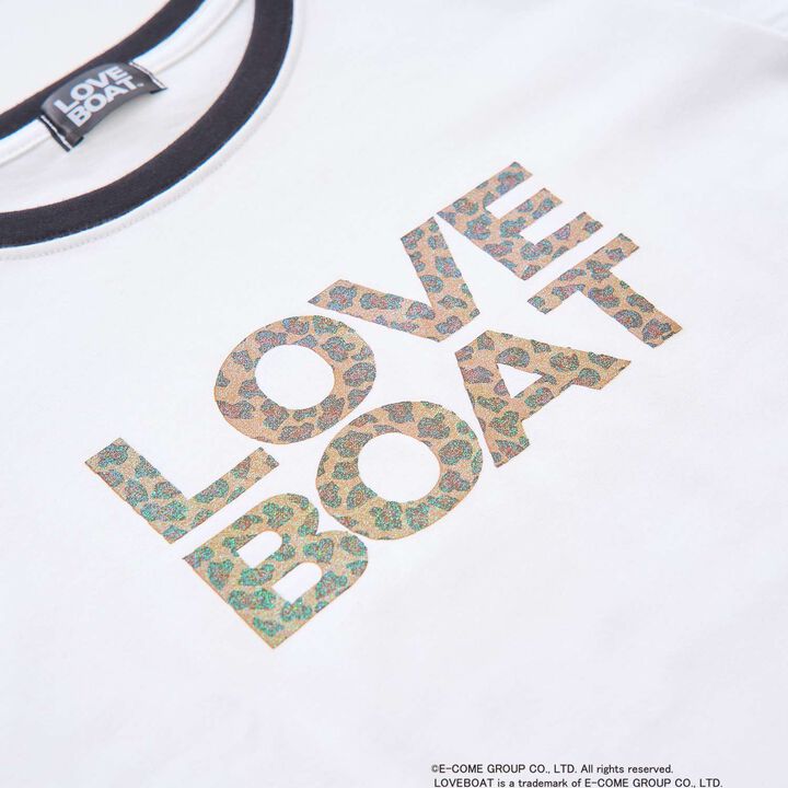 [Parent-Child Matching] LOVEBOAT Ringer T-Shirt (Women's),Sax blue, medium image number 8