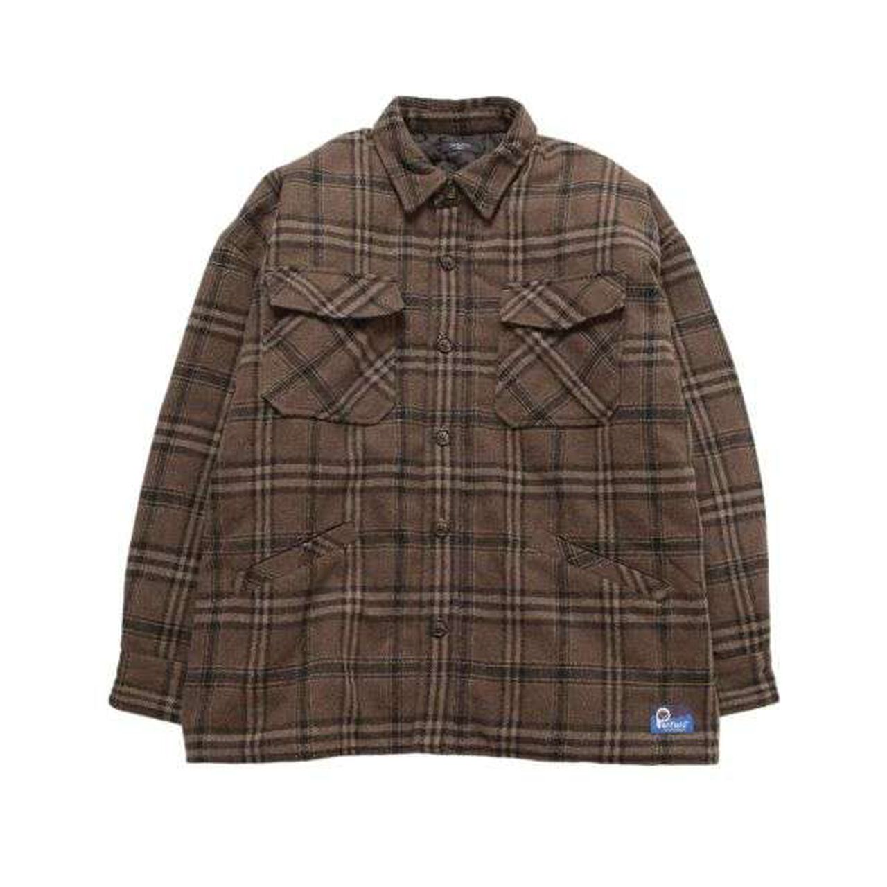 [Penfield] Check CPO Shirt,Navy, large image number 14
