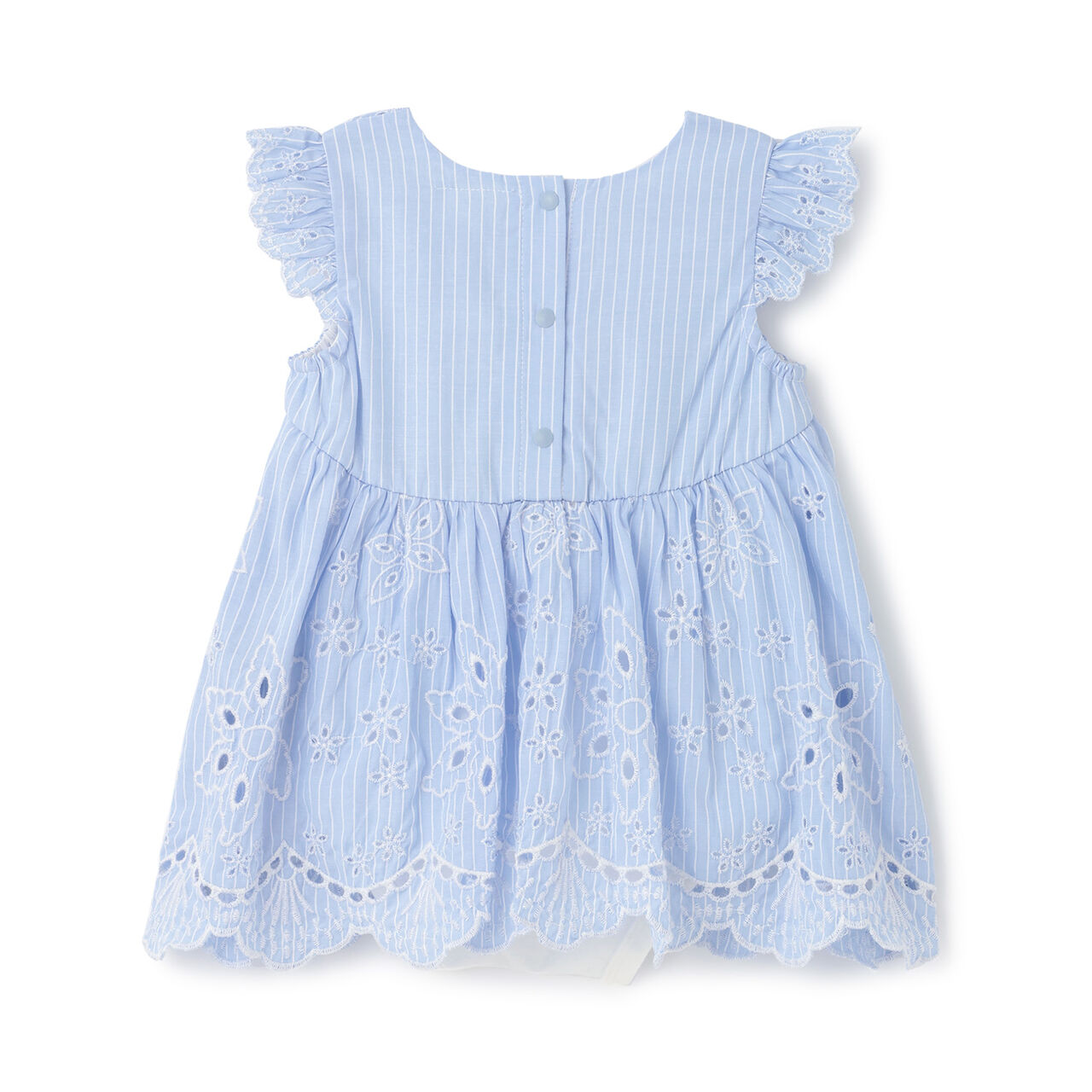 [Link] Overlace One-Piece Romper,Pearl white, large image number 6