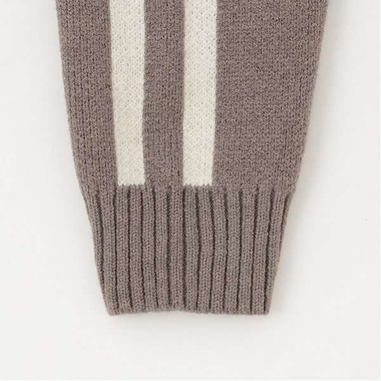 Knit Track Pants,Beige, large image number 16