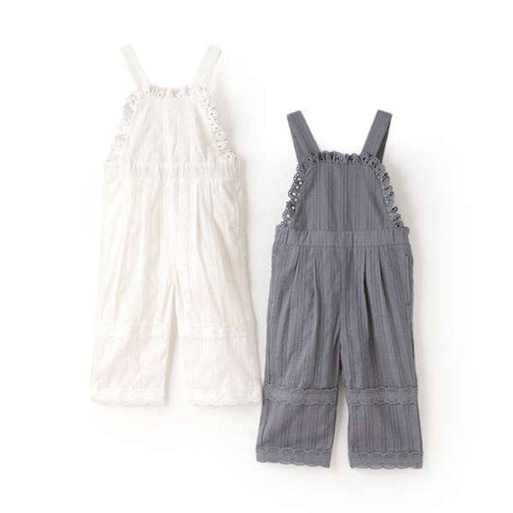 Lace Overalls,Off white, medium image number 13