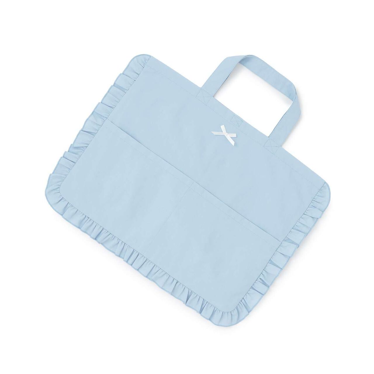 [School-Ready] [Water-Repellent, Anti-Stain, Durable, UV] Frill Lesson Bag with Ribbon,Lavender, large image number 4