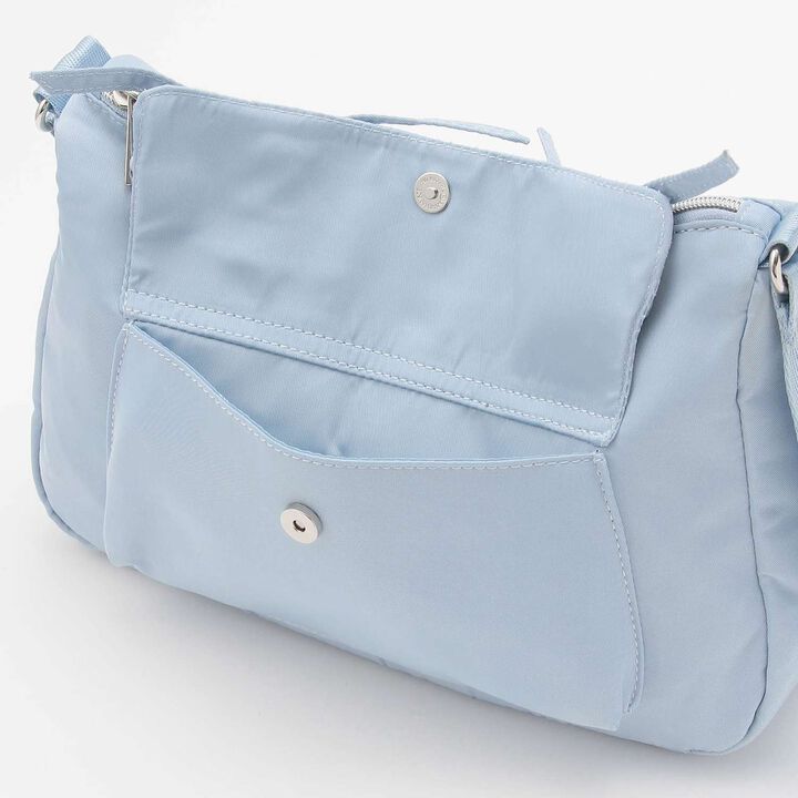 Sparkling Ribbon Shoulder Bag with Pouch,Light blue, medium image number 5