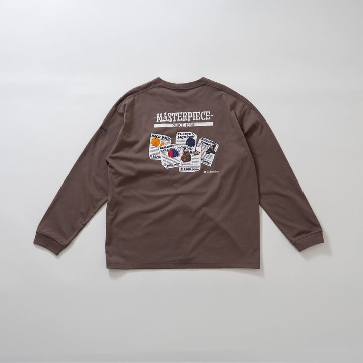 [Columbia] Dad Back Graphic Long Sleeve T-Shirt,Off white, medium image number 11