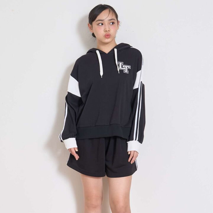 [LTXC] Long-Sleeve Line Parka Setup,Black, medium image number 0