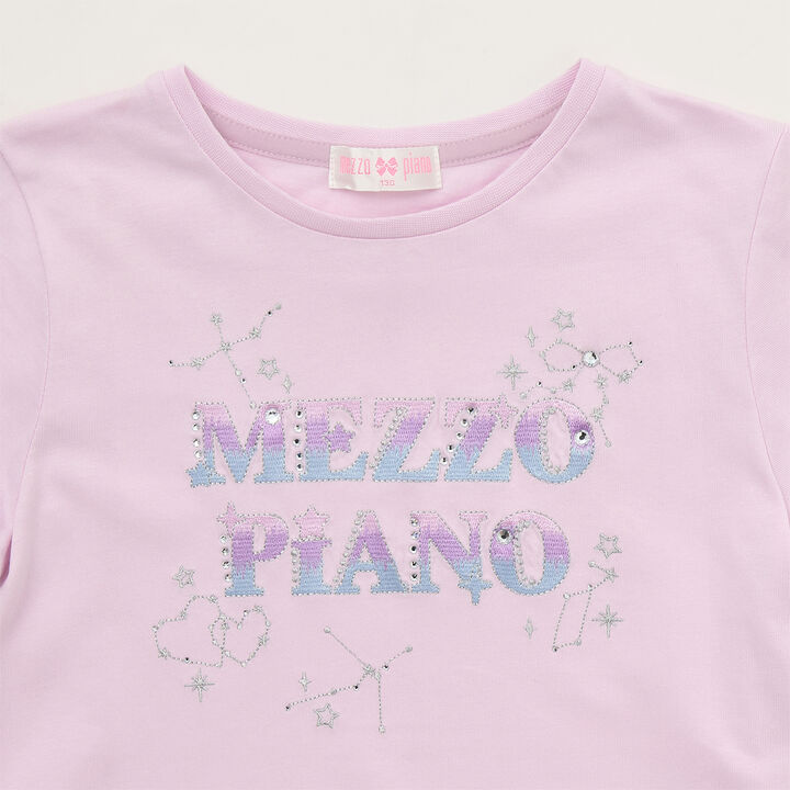 Sparkling Zodiac Logo Short Sleeve T-Shirt [Cool Touch],Pink, medium image number 11