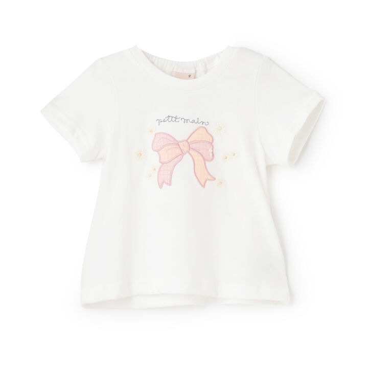 [Cool Touch] Motif Short Sleeve T-Shirt,Red, medium image number 3