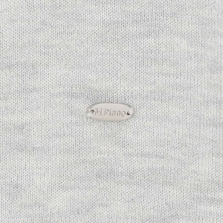 Lame Knit Cardigan♪,Light blue, medium image number 3