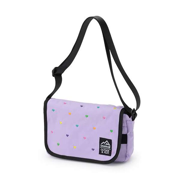 Water-Repellent Messenger Bag,Lavender, medium image number 0