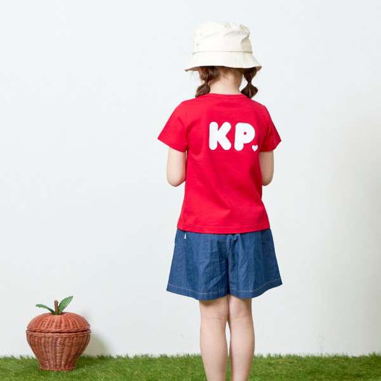 KP Rabbit Back Logo Short Sleeve T-Shirt [100-130],Pink, large image number 15