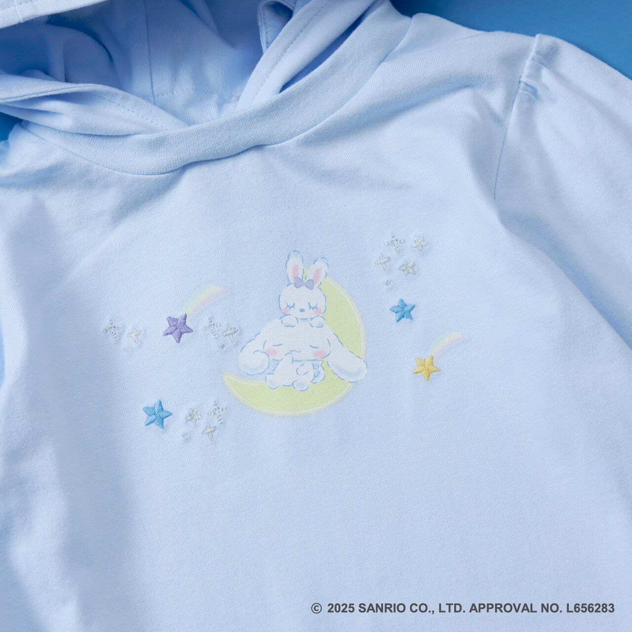 [Cinnamoroll Collaboration] One-Piece Dress with Hood,Sax blue, large image number 12