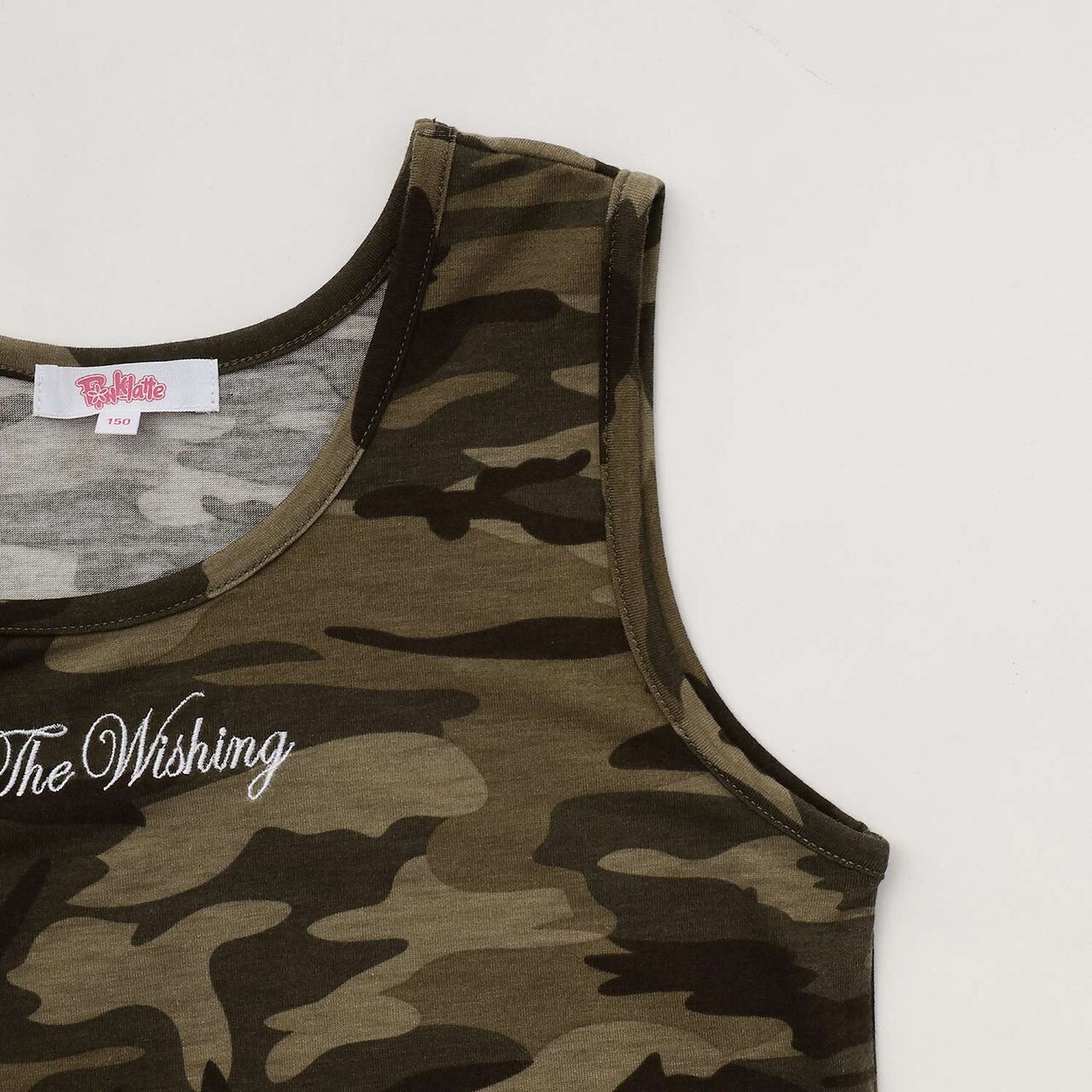[3WAY] Mesh Hoodie & Camouflage Tank Set,Off white, large image number 18