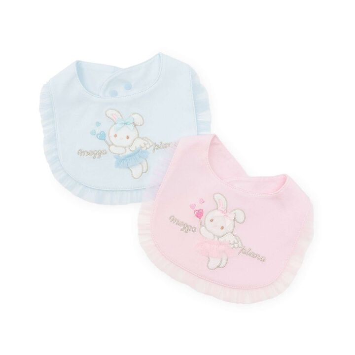 Angel Bunny Bib,Light pink, medium image number 4