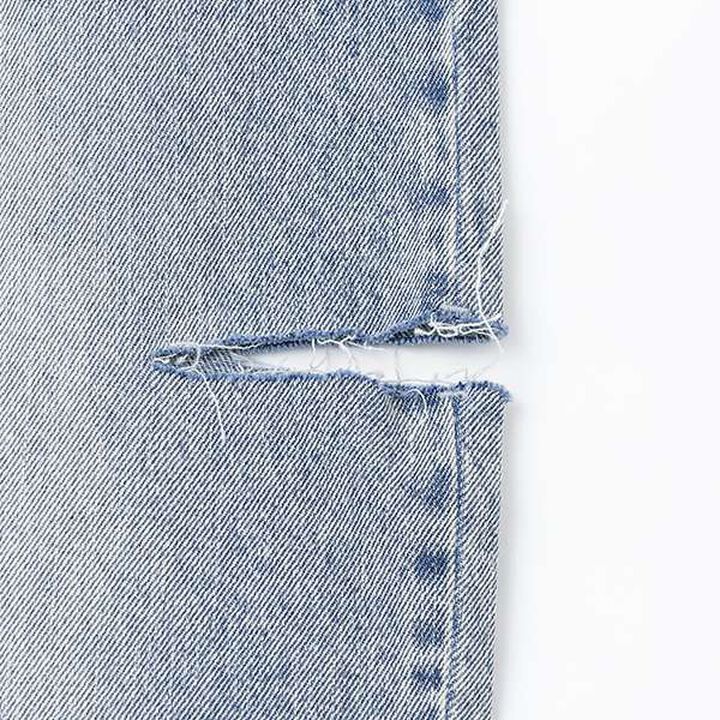 Distressed Wide Pants,Blue, medium image number 15