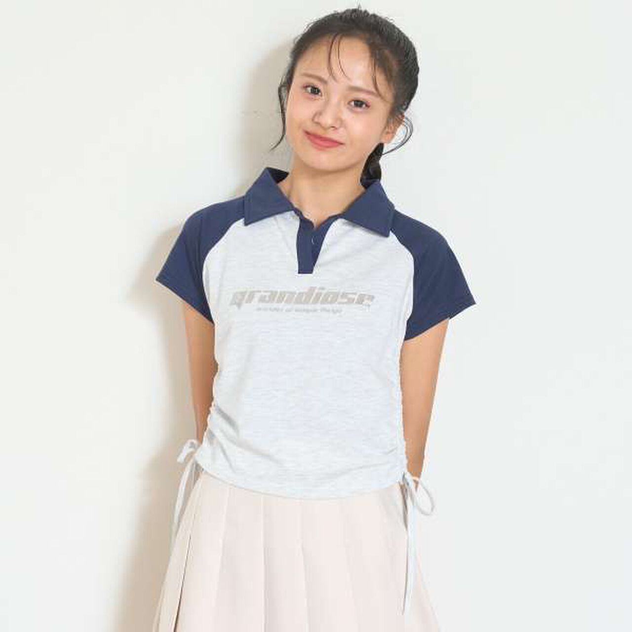 [LTXC] Drawstring Skipper T-Shirt,Black, large image number 13