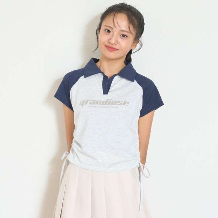 [LTXC] Drawstring Skipper T-Shirt,Black, medium image number 13