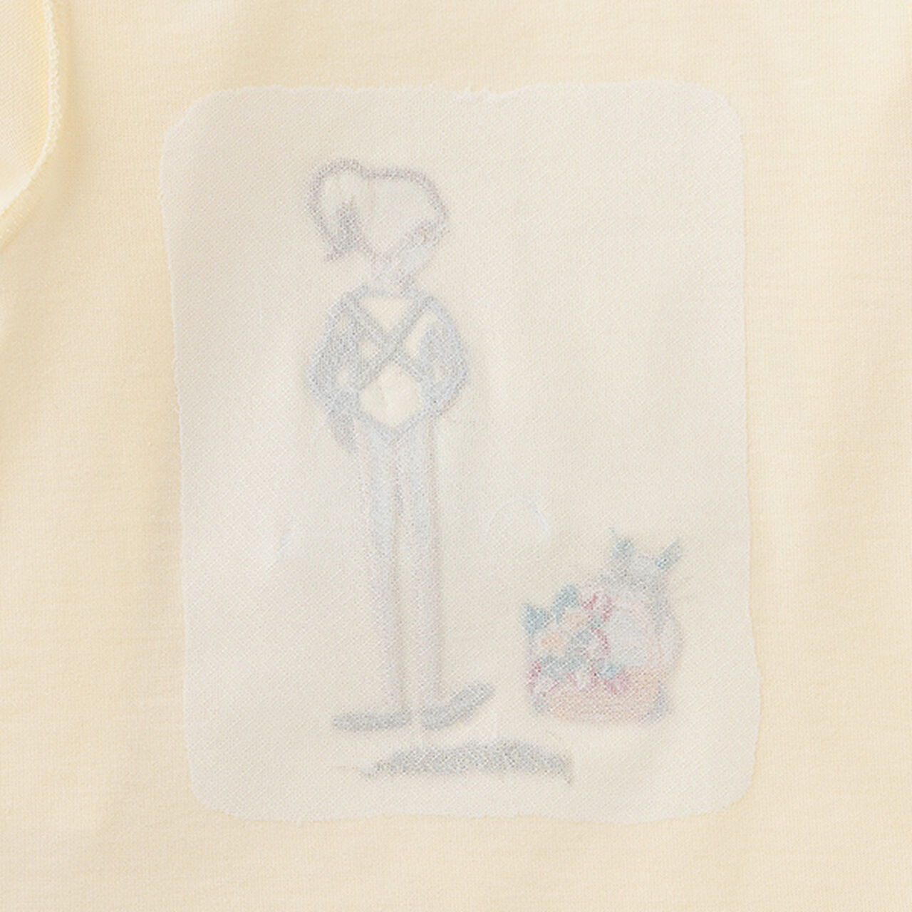 [Link] Girl Appliqué Long Sleeve T-Shirt (Kids Size),Cream, large image number 5