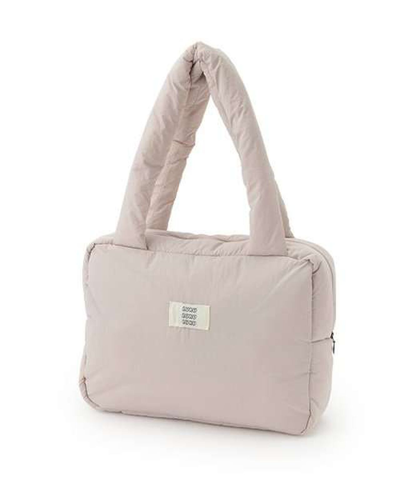 Quilted Tote Bag,Off white, large image number 6