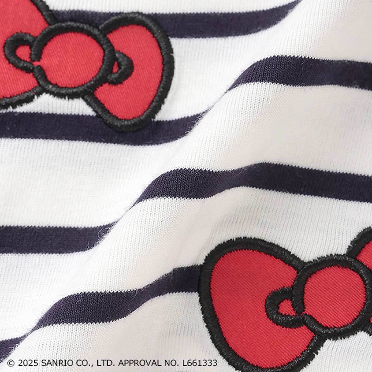 [Sanrio Characters] Ribbon Appliqué T-Shirt,Navy, large image number 16