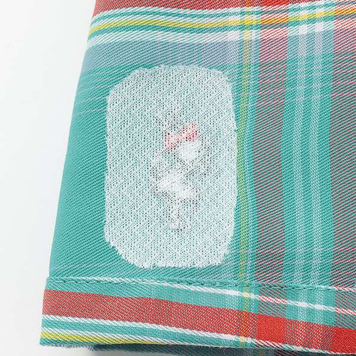 Waist Shirred Check Culottes,Black, medium image number 7