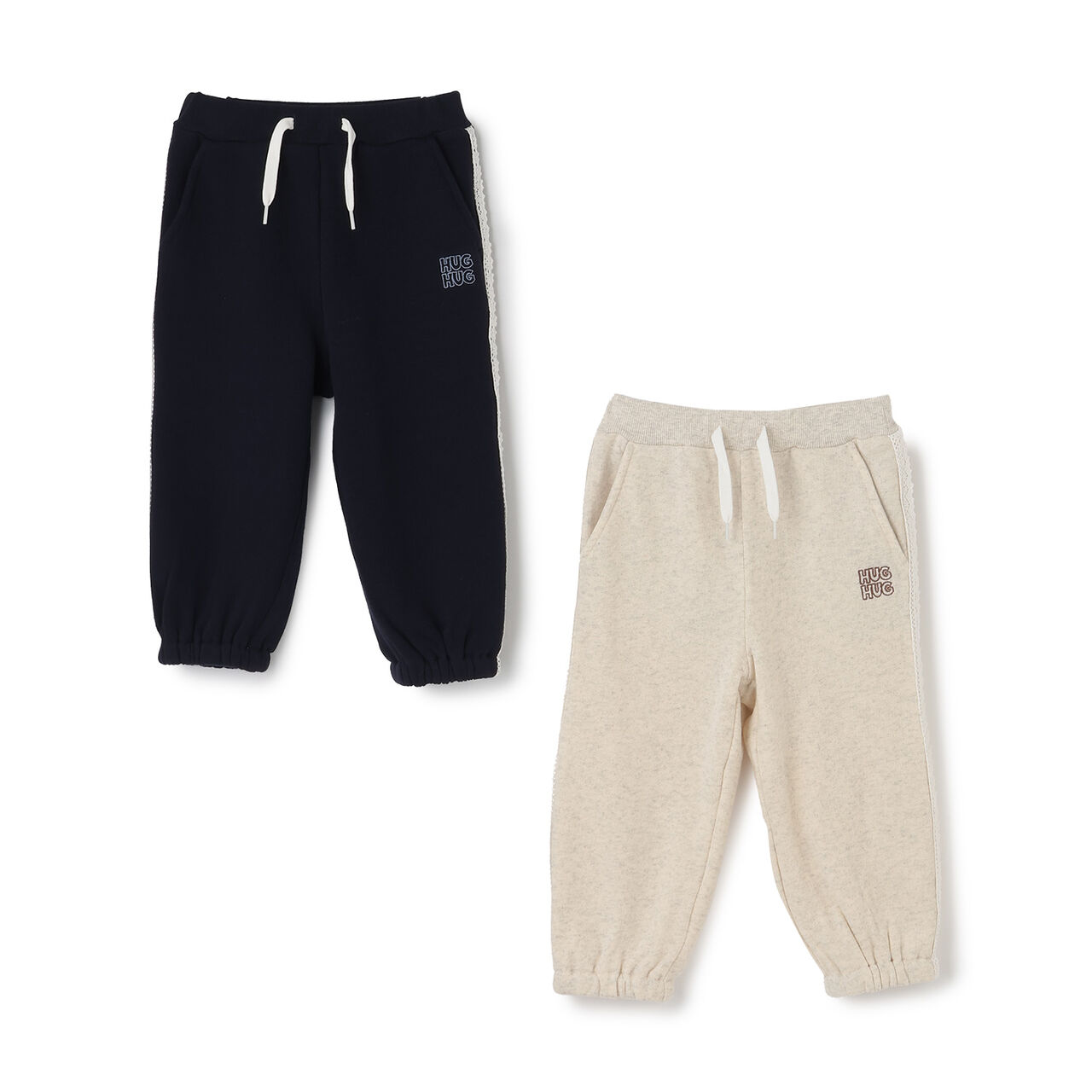 [HUG Series] Soft and Cozy Sweatpants,Smoke white, large image number 6