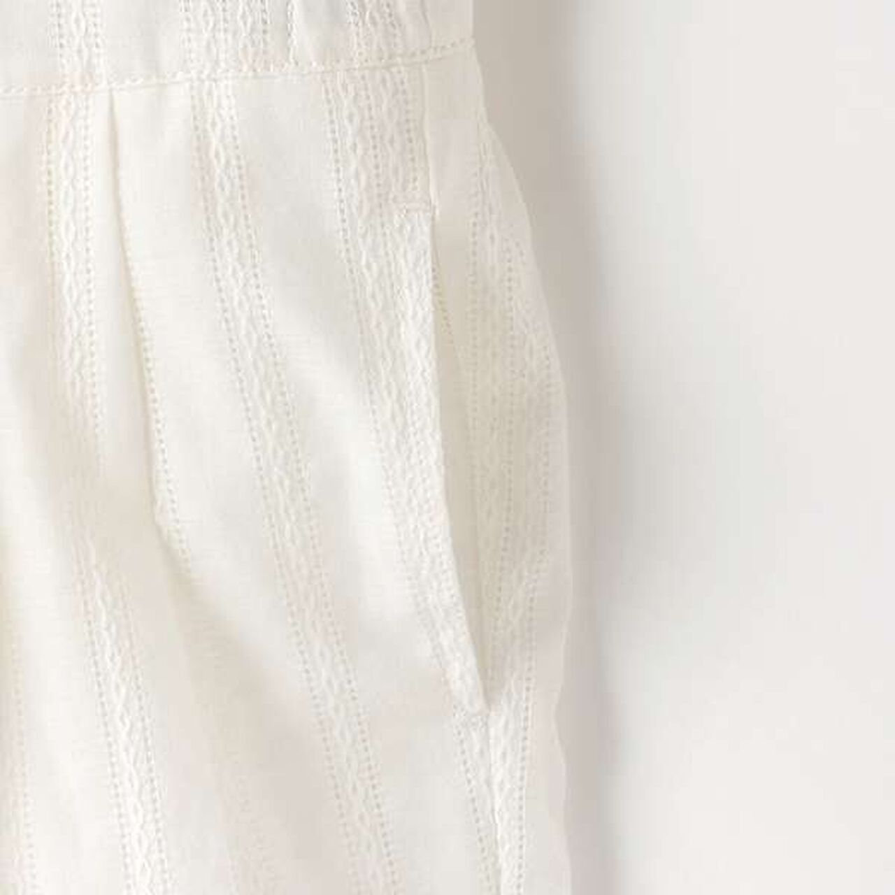 Lace Overalls,Off white, large image number 8
