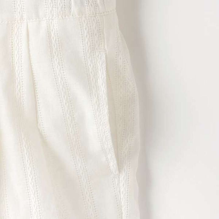 Lace Overalls,Off white, medium image number 8