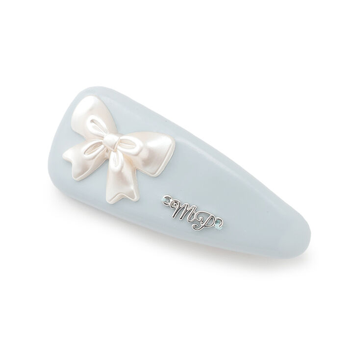 Ribbon-Accented Big Clip,Light blue, medium image number 0