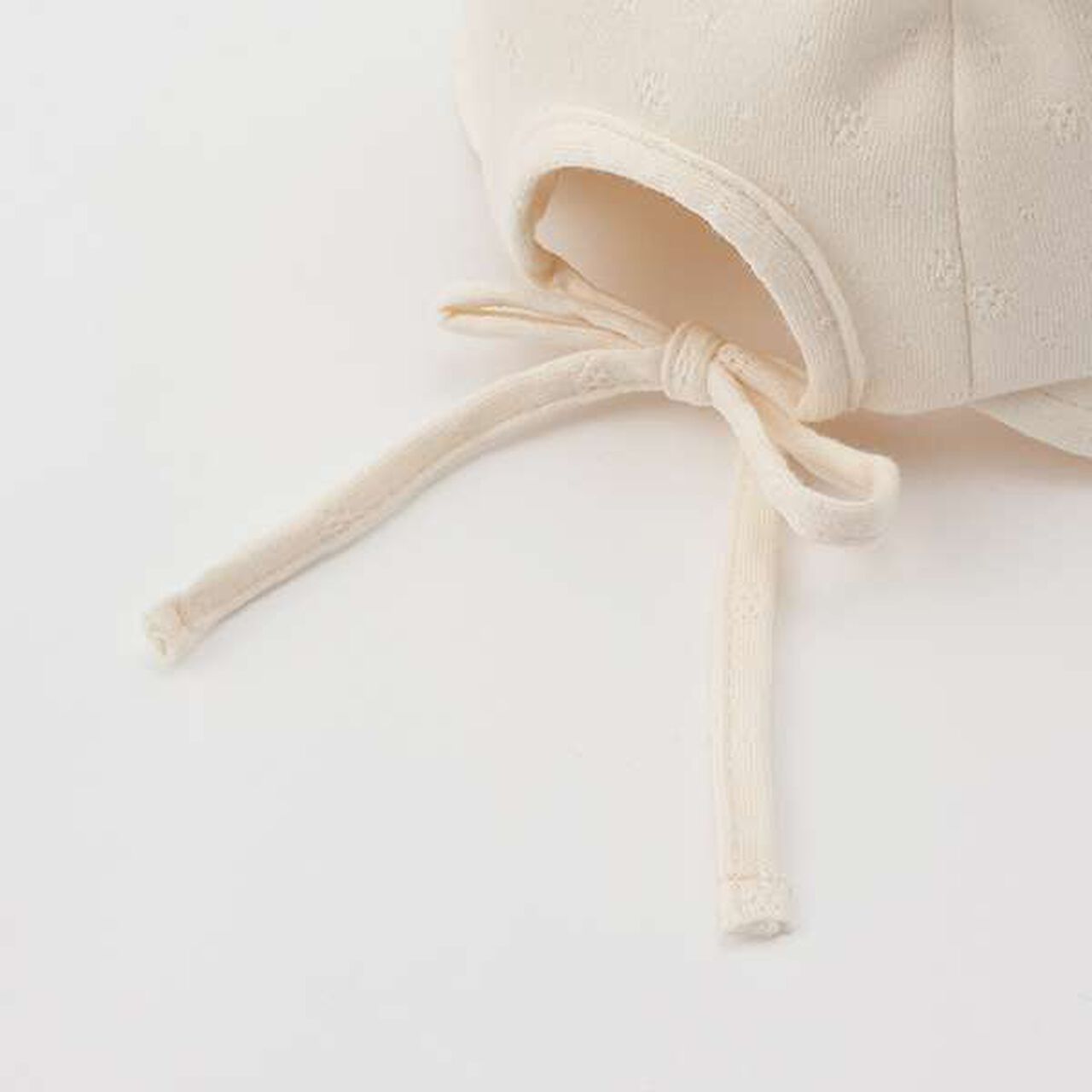 Organic Bear Ear Hat,Pearl white, large image number 4