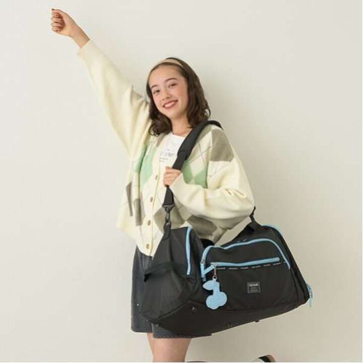 Argyle Shaggy Cardigan T-Shirt Set,Gray, medium image number 9