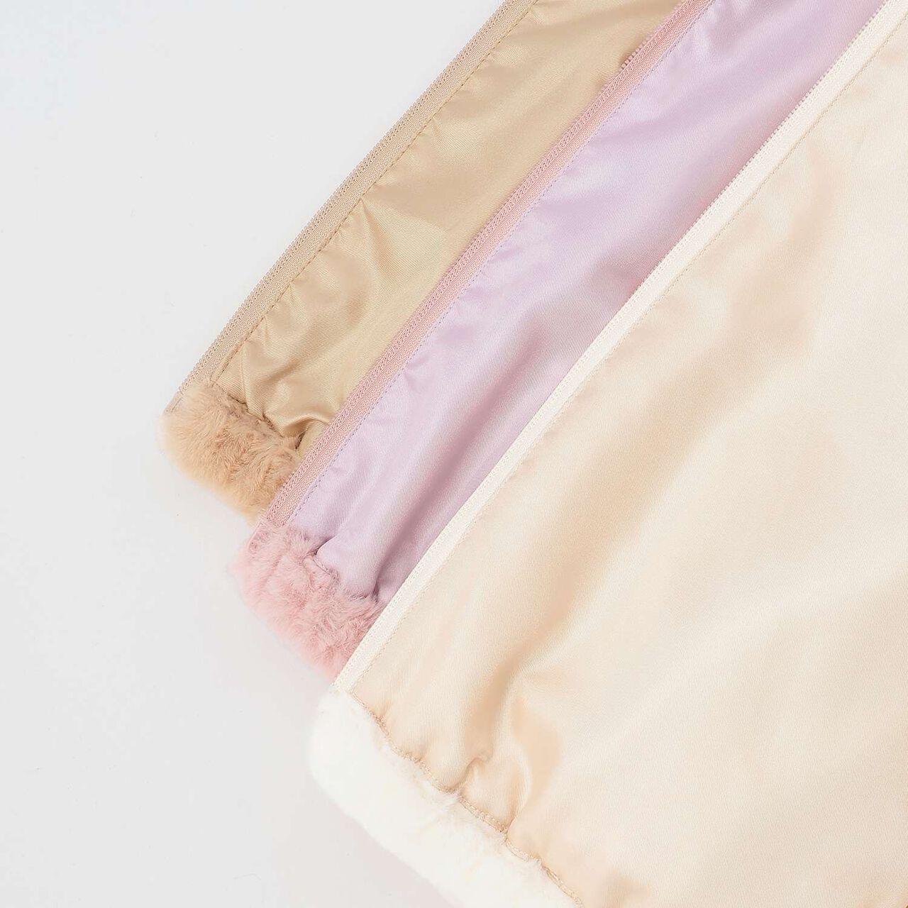 Faux Fur Bomber Jacket,Pink, large image number 5