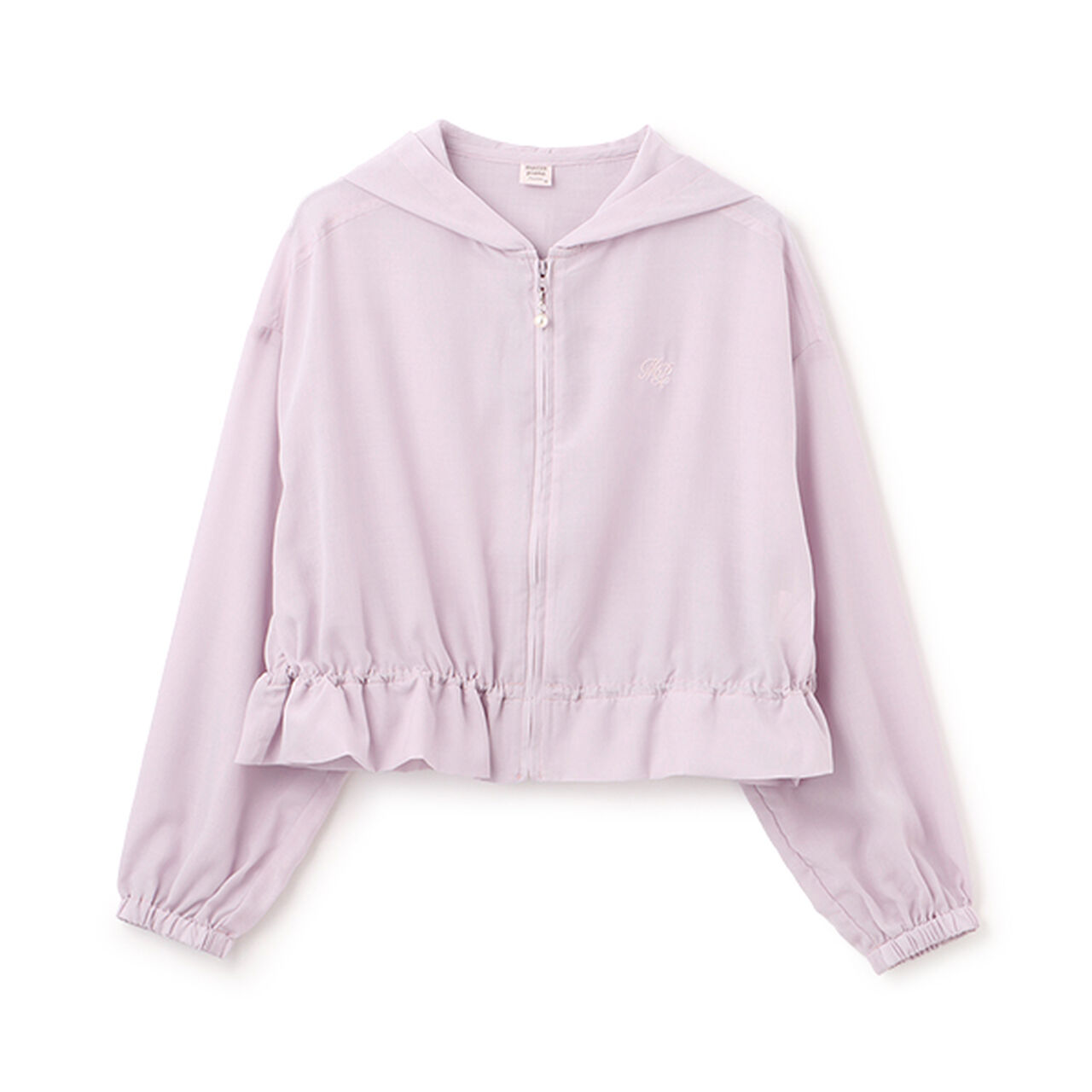 [Cool Touch UV Protection] Sheer Short Parka,Pink, large image number 12