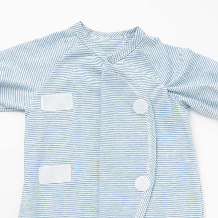 Polar Bear Stripe Newborn Wear,Blue, medium image number 4