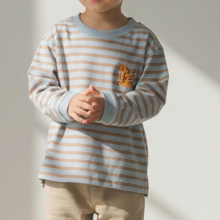 [Affordable] BOYS Long-Sleeve T-Shirt,Blue, medium image number 0