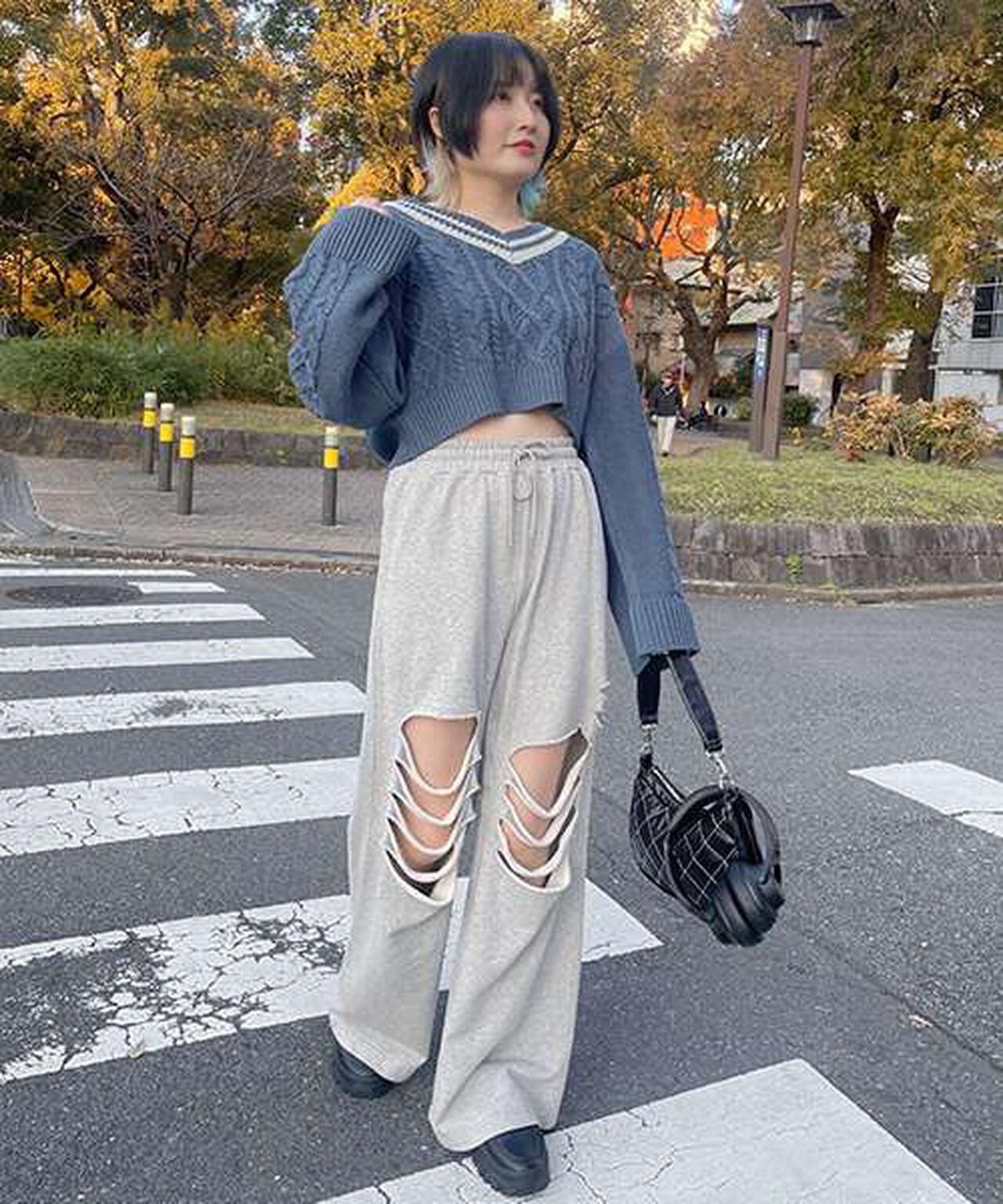 Damage Sweatpants,Charcoal gray, large image number 9