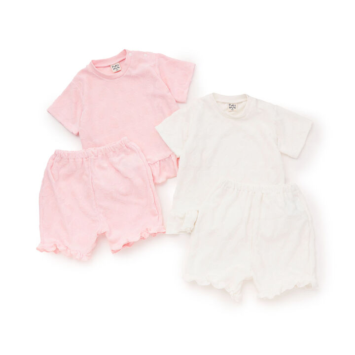Jacquard Pile Loungewear Set,Pink, medium image number 9