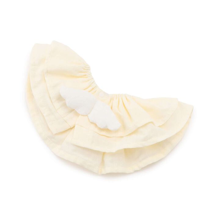 [Waterproof] Angel and Bat Bib,Ivory, medium image number 6